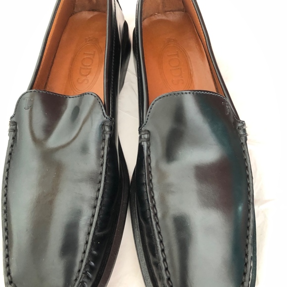 Tods black square toe loafer - Picture 2 of 6